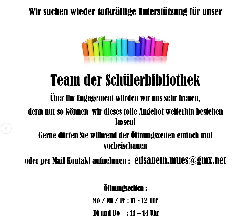 Mitarbeitersuche Bibliothek