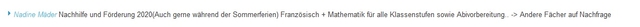 Nachhilfe