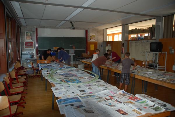 Der Kunstraum wurde in Beschlag genommen